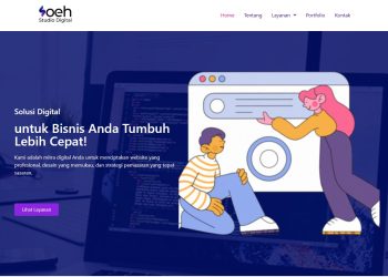 jasa pembuatan website profesional dari Soeh Studio – cepat, hemat, dan SEO-friendly